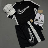 Kit NK Academy DRI-FIT 2025+ Chinelo e boné