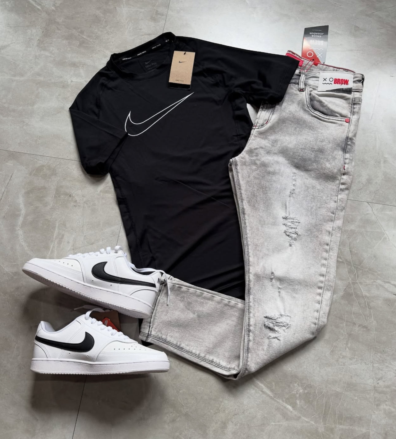 Kit Boy + Tênis Nike