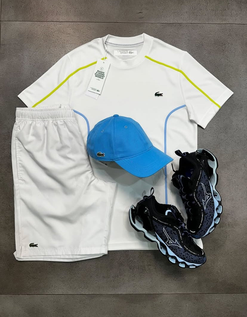 Conjunto Lacoste + Boné + Mizuno