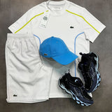 Conjunto Lacoste + Boné + Mizuno