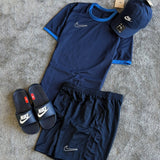 Kit completo Nike Academy + Chinelo Victori One