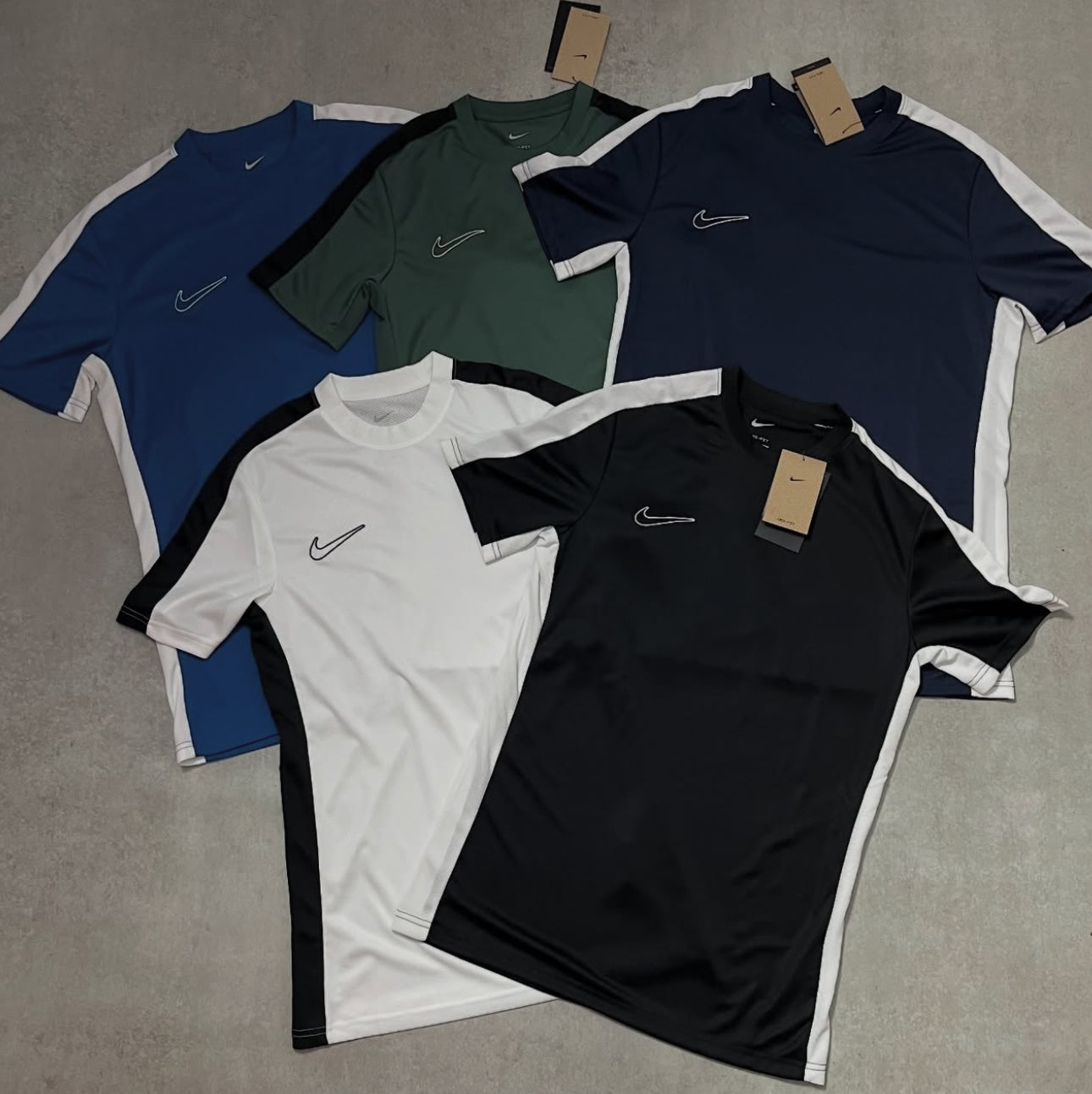 Kit 5 Camisas Academy Dri-Fit