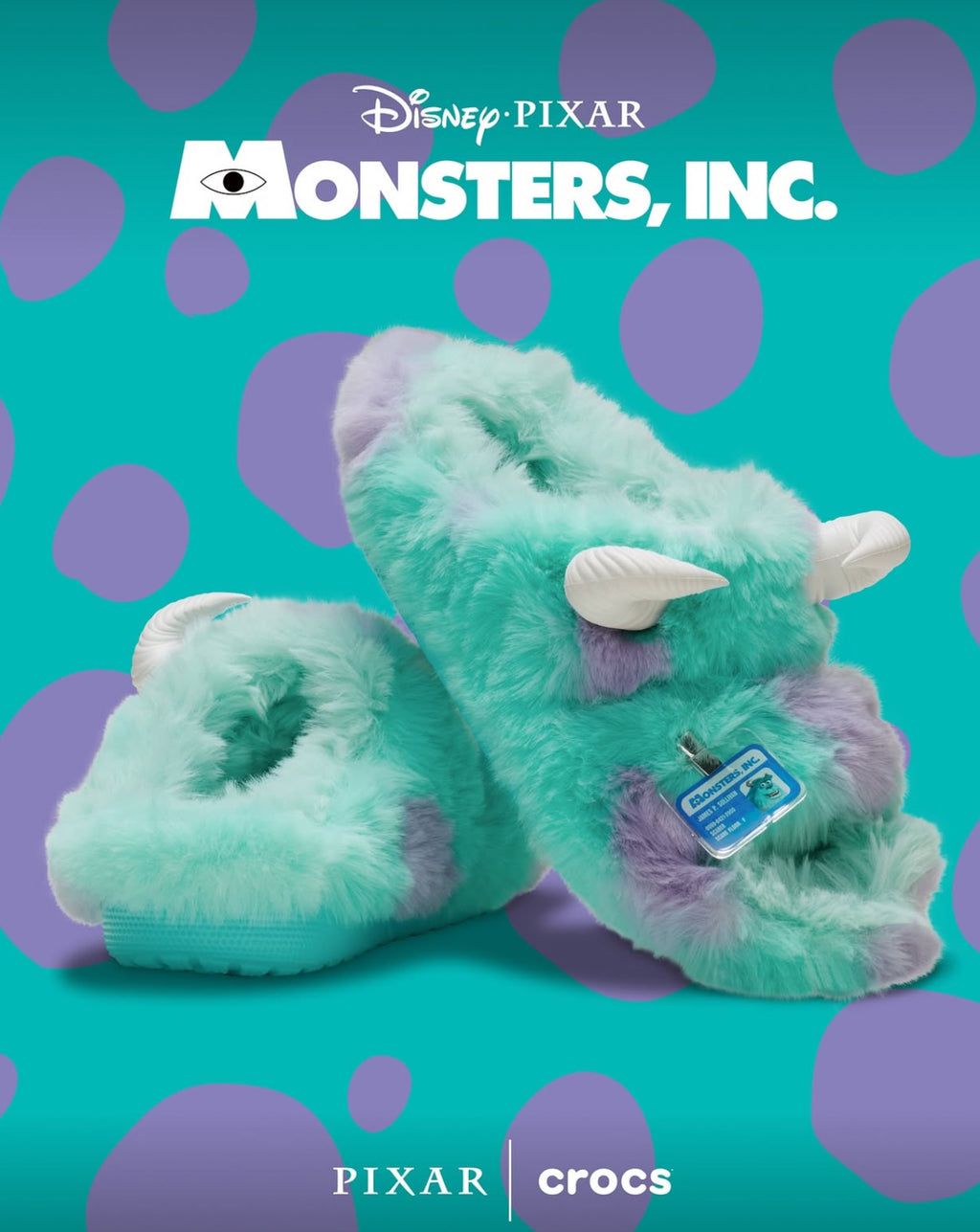 Crocs Monsters Inc. Sulley parques da Disney M8W10