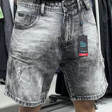 Shorts jeans estilo jogador