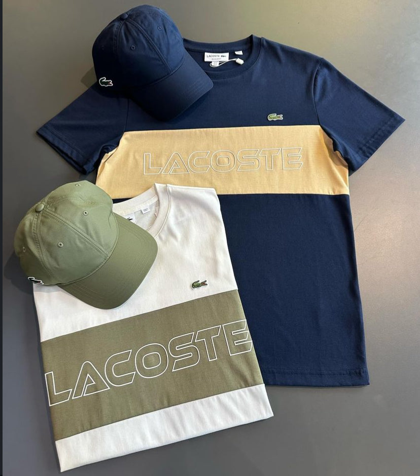 Kit Lacoste ( 2 bonés Sport e 2 camisas )