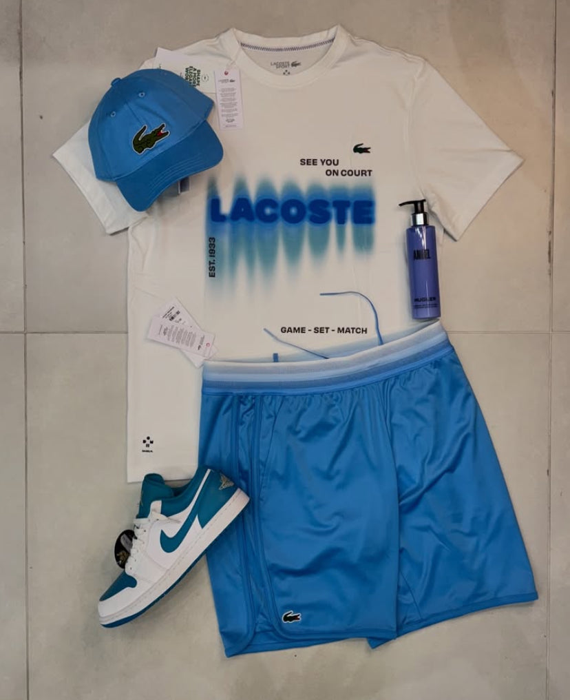 Kit Lacoste + Air Jordan Low + Creme brinde