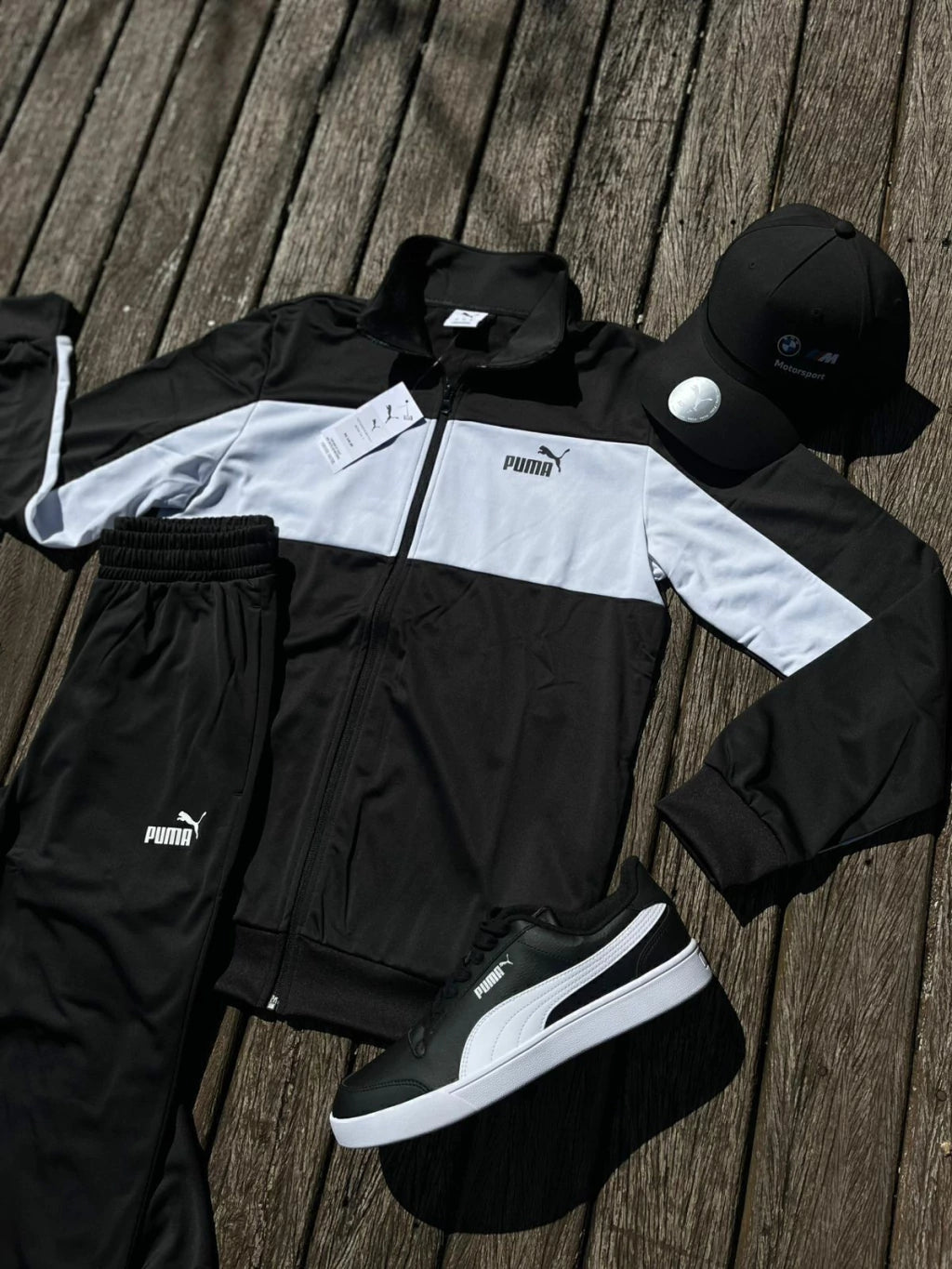 Kit completo Puma Colorblock suit + Tênis Puma