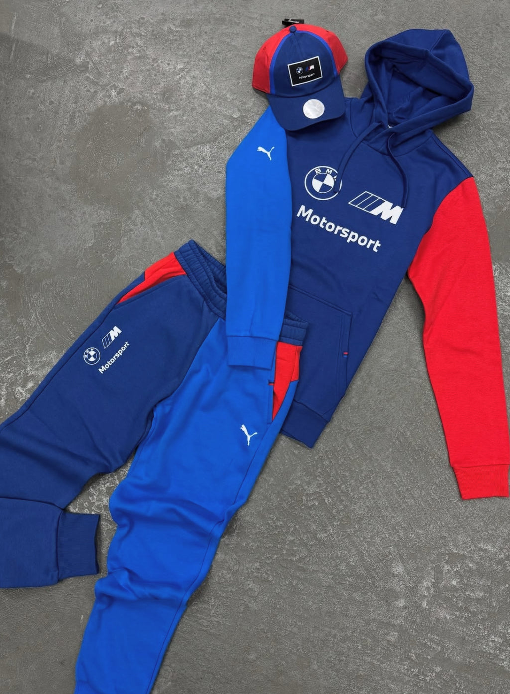 Conjunto + Boné Puma x BMW Motorsport