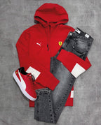 Kit completo Puma Ferrari + Calça Jogador