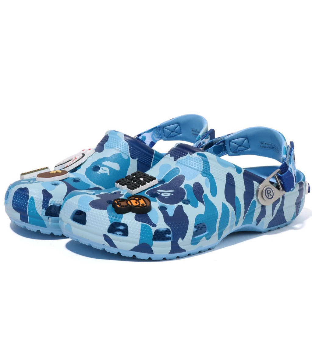 BAPE x Crocs Classic Clog Blue