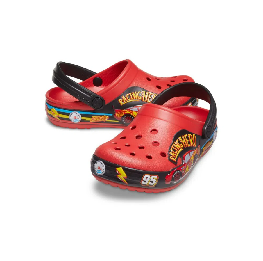 Sandália FunLab Cars Lights Band Clog Infantil FLAME