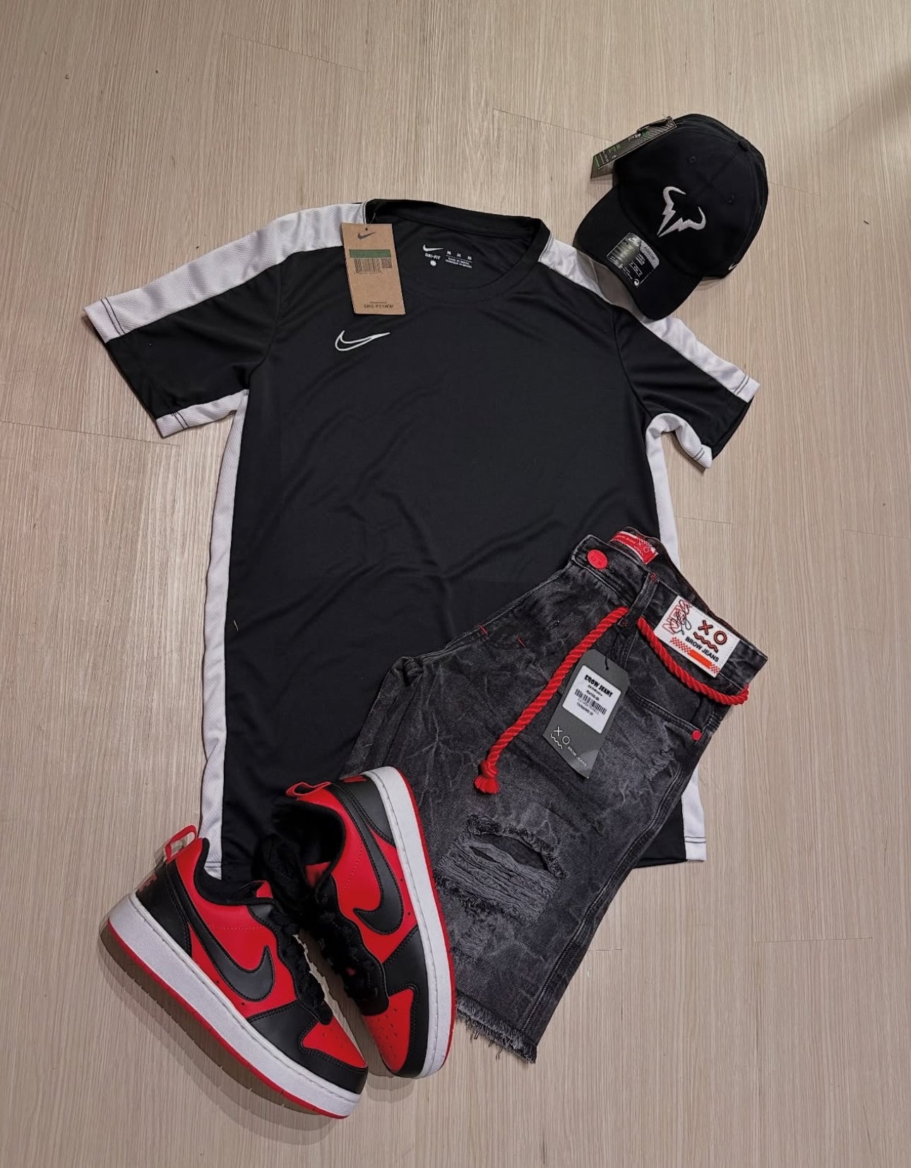 Kit Nike Jogador Academy + tênis