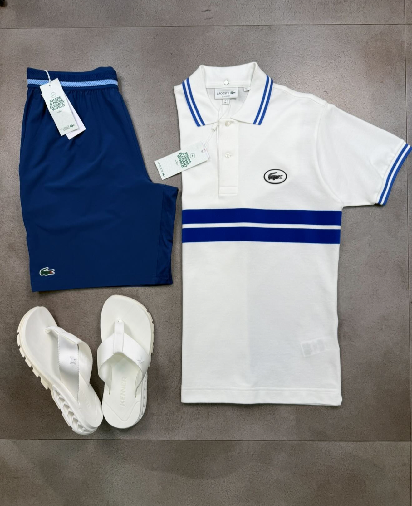 Conjunto Lacoste + Kenner