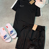 Kit completo Nike Academy + Chinelo Victori One