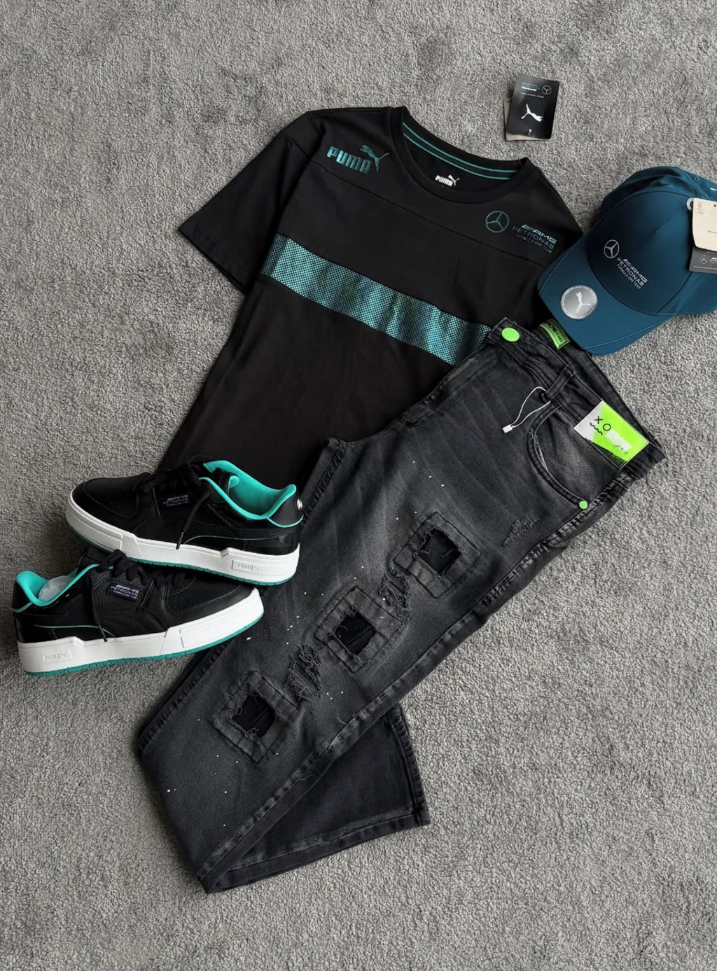Kit completo Puma x Mercedes