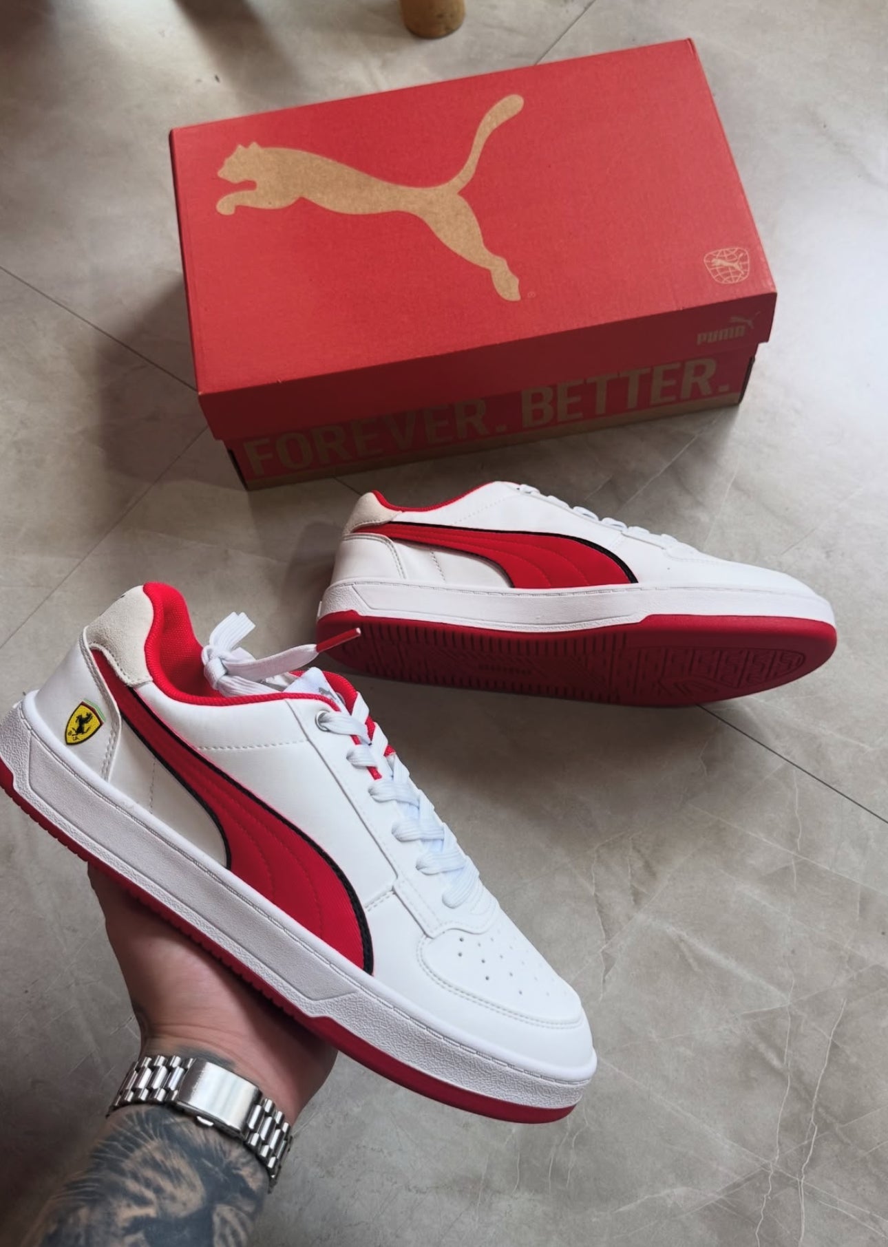 Caven 2.0 Puma x Ferrari ( Branco )