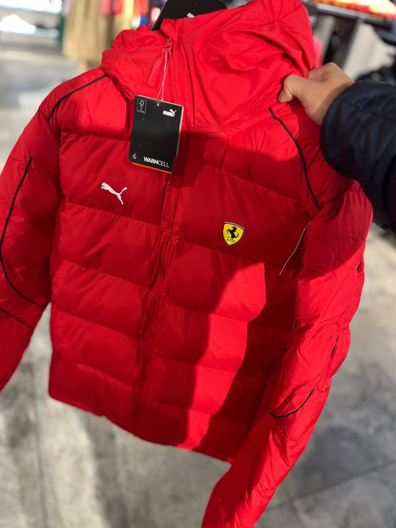 Jaqueta Scuderia Puma x Ferrari Race T7 Vermelha OG