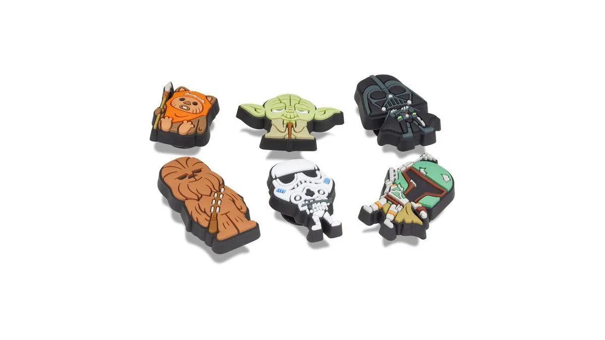 Jibbitz™ Star Wars Personagens Pack com 6 Unidades Unico