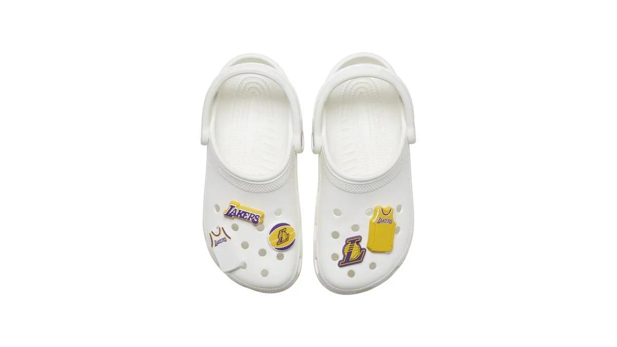 Jibbitz™ NBA Los Angeles Lakers Pack com 5 Peças