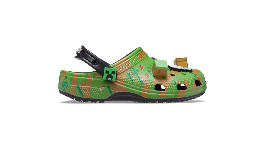 Sandália Crocs Classic Elevated Minecraft Clog MULTI